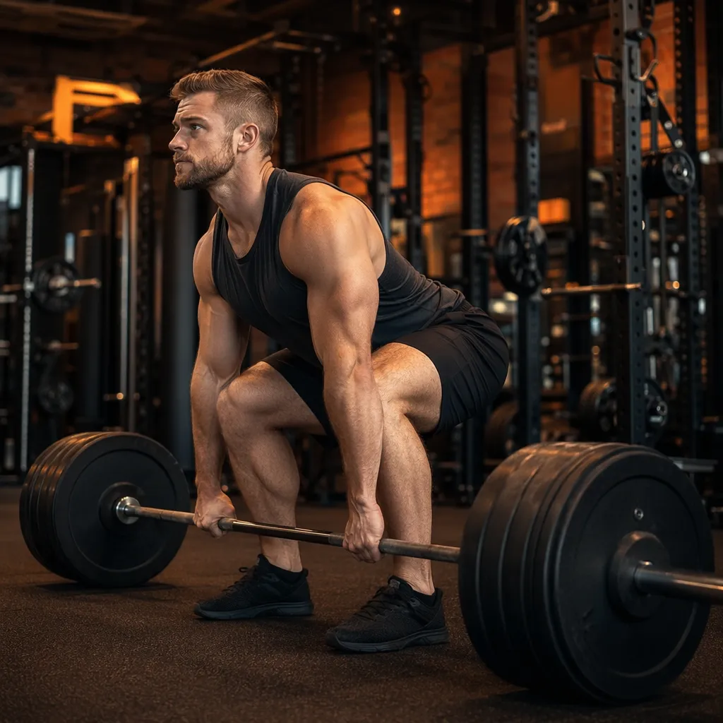 Deadlift setup and grip position